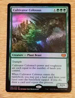 Mtg Cultivator Colossus x1 M/NM Innistrad: Crimson Vow FOIL mythic - Image 1