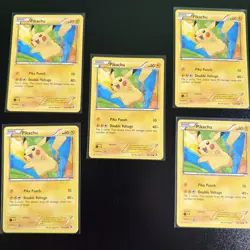 2012 Pikachu 50/149 Boundaries Crossed Regular Set Of 5 Pokemon TCG Single Cards - Image 1
