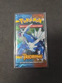 Sealed Pokemon French HS Triumphant Booster Pack - Dialga - Image 1