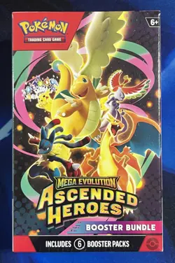 Pokemon TCG Mega Evolution Ascended Heroes Booster Bundle Box SEALED - Image 1