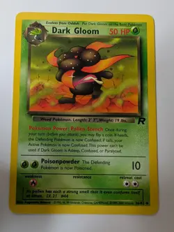 Dark Gloom 36/82 Uncommon Team Rocket Pokemon Unlimited Near Mint - Image 1