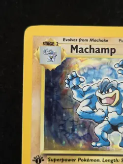 Pokemon TCG Machamp 8/102 Deck Exclusives Holo Rare 100 HP 1999 English Sugimori - Image 3