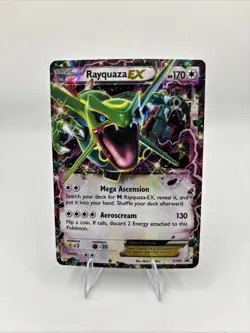 Rayquaza EX XY66 Promo - Black Star Holo - Near Mint - Pokemon TCG - Image 1