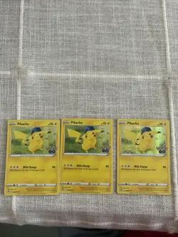 (3)Pikachu 028/078 Pokemon GO Holo - Image 1