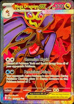 Mega Dragalge ex 104/086 Chaos Rising Ultra Rare Near Mint English Pokemon TCG - Image 1