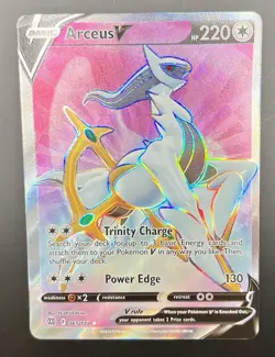 Pokemon Arceus V 165/172 Brilliant Stars Full Art Holo Ultra Rare (Near Mint) - Image 3