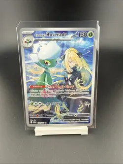 Pokemon Cynthia's Roserade 184/182 Destined Rivals Illustration Rare - Image 1