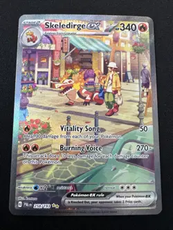 Pokemon Skeledirge ex 258/193 Paldea Evolved Full Art Holo 340 HP EN - Image 1