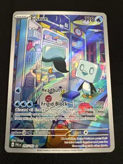 Pokemon: Eiscue Illustration Rare IR Full Art Holo 205/193 - Image 1