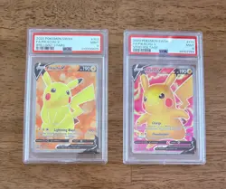 Vivid Voltage ⚡PSA Pokemon Pikachu 170/185 PSA 9 Pokemon Pikachu V 157/172 🩷🧡 - Image 1