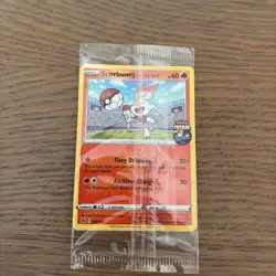 Pokemon TCG - Scorbunny on the Ball - 004/005 SEALED - Futsal Promo - Image 1