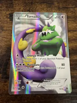 Pokemon Tornadus 98/98 Emerging Powers Holo Rare 2011 MP/LP - Image 1