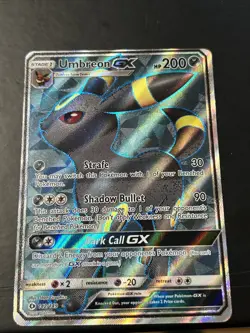 Pokemon Umbreon GX (Full Art) 142/149 Sun And Moon Base Set Holo - Image 1