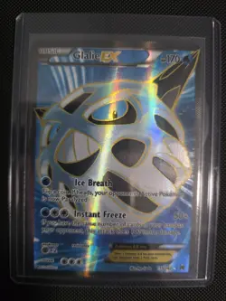 Pokemon TCG Glalie-EX Breakthrough 155/162 Holo Full Art - Image 1