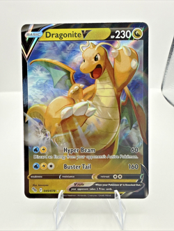 Pokemon TCG Dragonite V 49/78 Pokemon Go Ultra Rare Full Art - Image 1