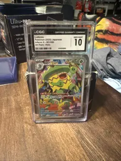 CGC 10 Gem Mint, Ludicolo Art Rare, 081/080, Pokemon, Japanese Inferno X - Image 1