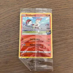 Pokemon TCG - Scorbunny on the Ball - 004/005 SEALED - Futsal Promo - Image 1