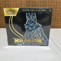Pokemon TCG Mega Evolution Elite Trainer Box - ETB (Lucario) New & Sealed - Image 1