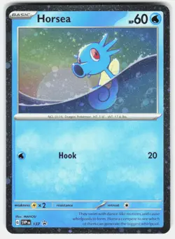 HORSEA (COSMO HOLO) 137 HOLO PROMO SCARLET & VIOLET PROMO POKEMON HOLO NM/M - Image 1