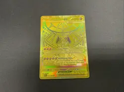 Pokemon TCG Perfect Order Hyper Rare Gold Mega Zygarde EX Full Art 124/088 - Image 1