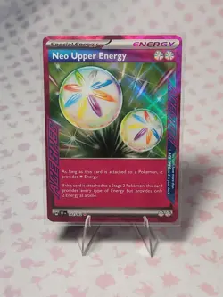 Pokemon Neo Upper Energy Ace Spec Trainer NM 162/162 SV05: Temporal Forces - Image 1