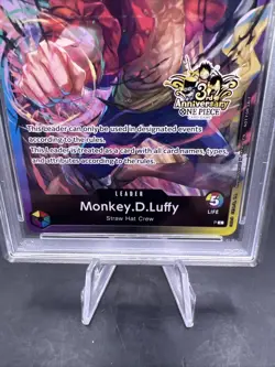 One Piece Monkey D Luffy 3rd anniversary Tournament PSA 10 - Image 2