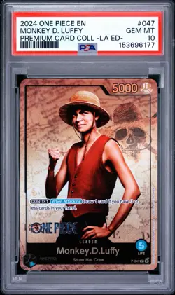 2024 ONE PIECE PSA 10 -LIVE ACTION EDITION-MONKEY D. LUFFY 047 - Image 1