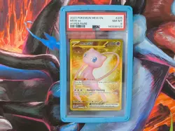 Pokemon 2 Card Lot Mew 205 Psa 8 & Watchog 097 NM - Image 1