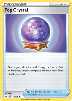 Fog Crystal 140/198 Uncommon | Chilling Reign | Pokemon Card - Image 1
