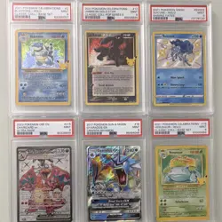 PSA 9 Pokemon Card Lot (6) Blastoise Umbreon Suicune Charizard Gyarados Venusaur - Image 1