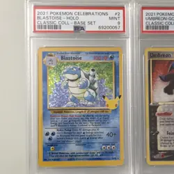 PSA 9 Pokemon Card Lot (6) Blastoise Umbreon Suicune Charizard Gyarados Venusaur - Image 2