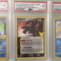 PSA 9 Pokemon Card Lot (6) Blastoise Umbreon Suicune Charizard Gyarados Venusaur - Image 3