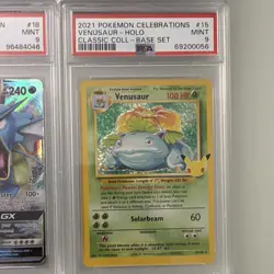 PSA 9 Pokemon Card Lot (6) Blastoise Umbreon Suicune Charizard Gyarados Venusaur - Image 5