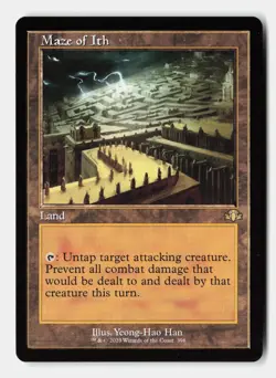 Maze of Ith (Retro Frame) 398 Rare Dominaria Remastered Magic: The Gathering NM - Image 1