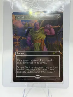 Magic the Gathering PSA Magazine Promo Swords to Plowshares Thanos Sealed - Image 1