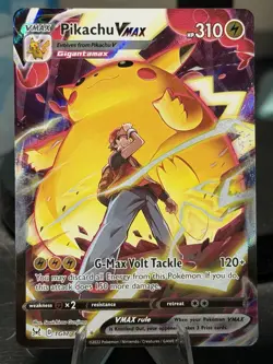 Pokemon TCG - Pikachu VMAX TG17/TG30 NM Holo Lost Origin Trainer Gallery - Image 1