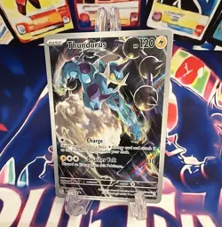 Pokemon TCG Thundurus 209 SV Scarlet & Violet Promo Full Art Holo 120 HP ENG - Image 1