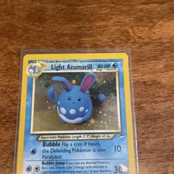 Light Azumarill 13/105 Neo Destiny Holo NM Pokemon TCG - Image 5
