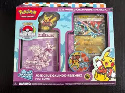 Pokemon 2025 World Championship Deck (Pult Bomb - Jose Cruz Galindo-Resendiz) (P - Image 1