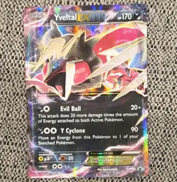 Pokemon TCG Yveltal EX XY150 XY EN Holo Promo EX Basic 170 HP 2014 - Image 1