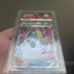 Pokemon TCG Ultra Ball 264/217 Ace 10 GEM Mint - Image 3
