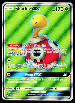 Shuckle GX 195/214 Ultra Rare Lost Thunder Pokemon Near Mint - Image 1