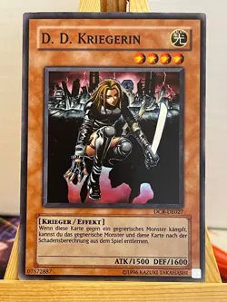 D.D. Kriegerin DCR DE027 Super Rare Deutsch NM YUGIOH - Image 1