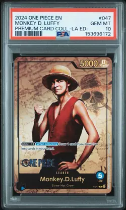2024 ONE PIECE PSA 10 -LIVE ACTION EDITION-MONKEY D. LUFFY 047 - Image 1
