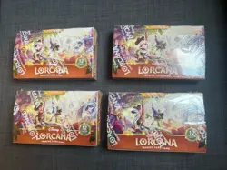 Disney Lorcana Wilds Unknown 4 Booster Boxes Brand New Sealed (Case) - Image 1
