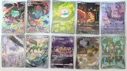 Pokemon Card AR Art Rare Lot 10 Cards Bulbasaur Ivysaur Flygon Rowlet Japanese - Image 1
