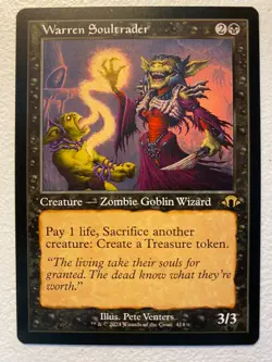 MTG 1x RETRO Warren Soultrader # 414 Modern Horizons 3 Magic the Gathering x1 NM - Image 1