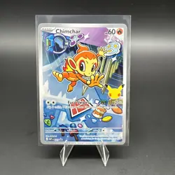 Pokemon Chimchar MEP 041 Mega Evolution Black Star Promo Illustration Rare NM/M - Image 1