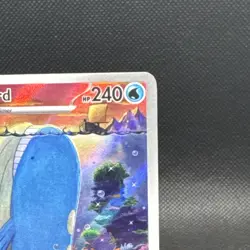 Pokemon Wailord 162/159 Illustration Rare Full Art Holo EN NM - Image 4