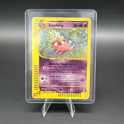 2003 Pokemon Aquapolis Slowking H22/H32 Holo Rare E-Reader WOTC MP SWIRL - Image 1